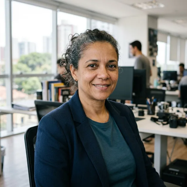Retrato de Helena Vasques, Engenheira eletrônica e analista de hardware do AZ Tech Review
