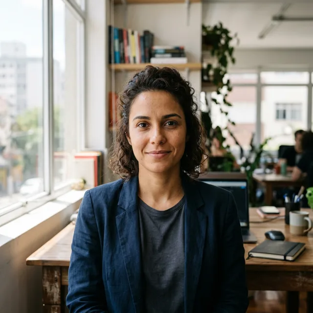 Retrato de Priscila Amend, Consultora de produtividade móvel do AZ Tech Review