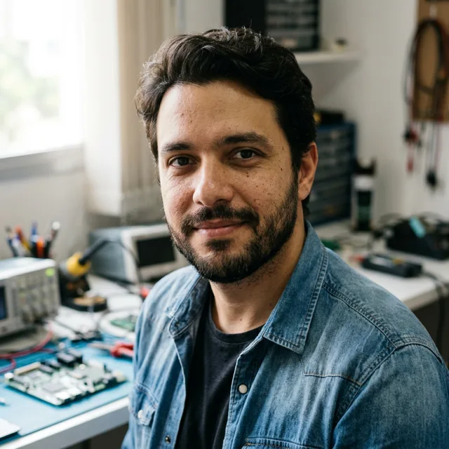 Retrato de Rafael Doria, Editor de análises e testes de campo do AZ Tech Review